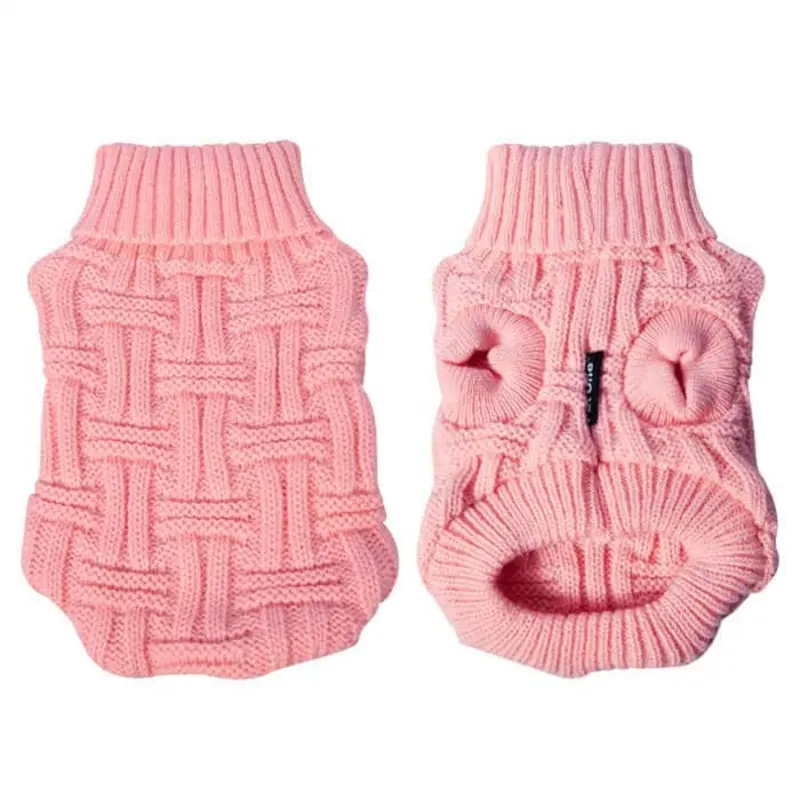 Pet One Dog Coat Komfy Knit Jumper Icelandic Pink