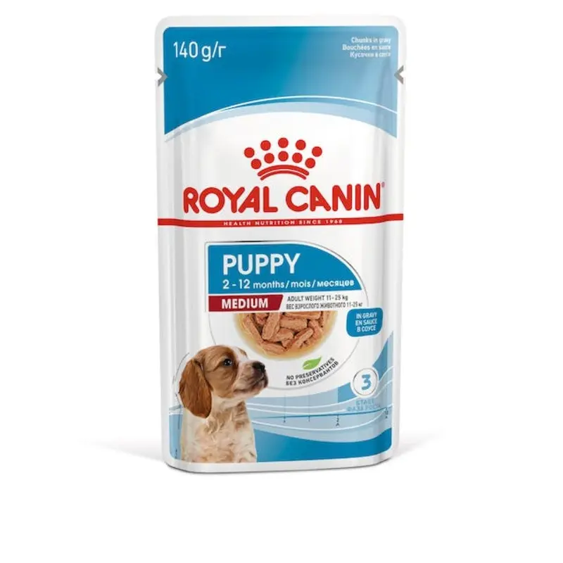 Royal Canin Wet Dog Food Medium Breed Puppy 140g
