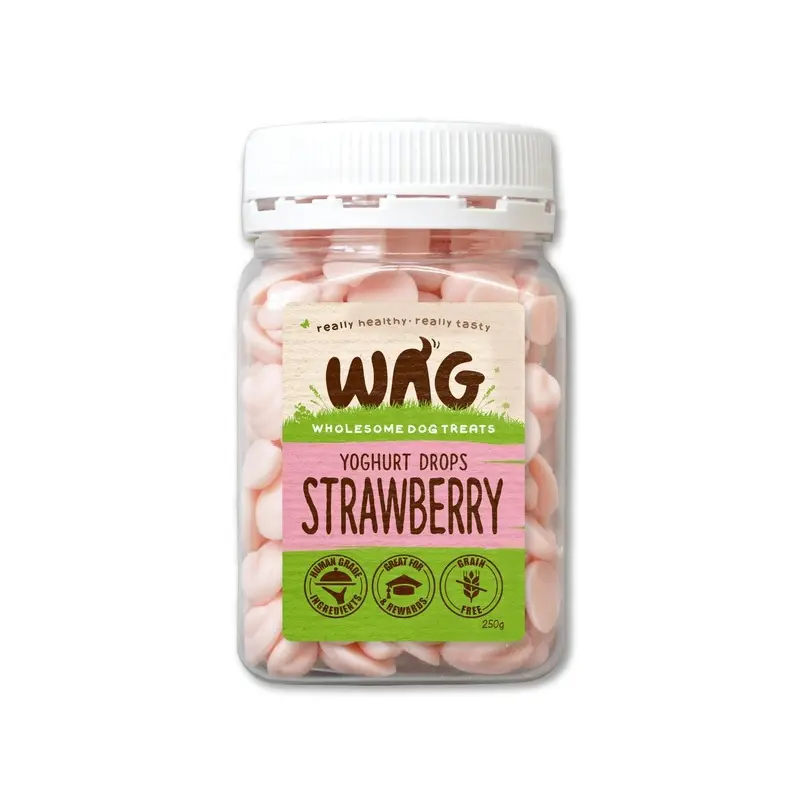 WAG Yoghurt Drops 250g Strawberry