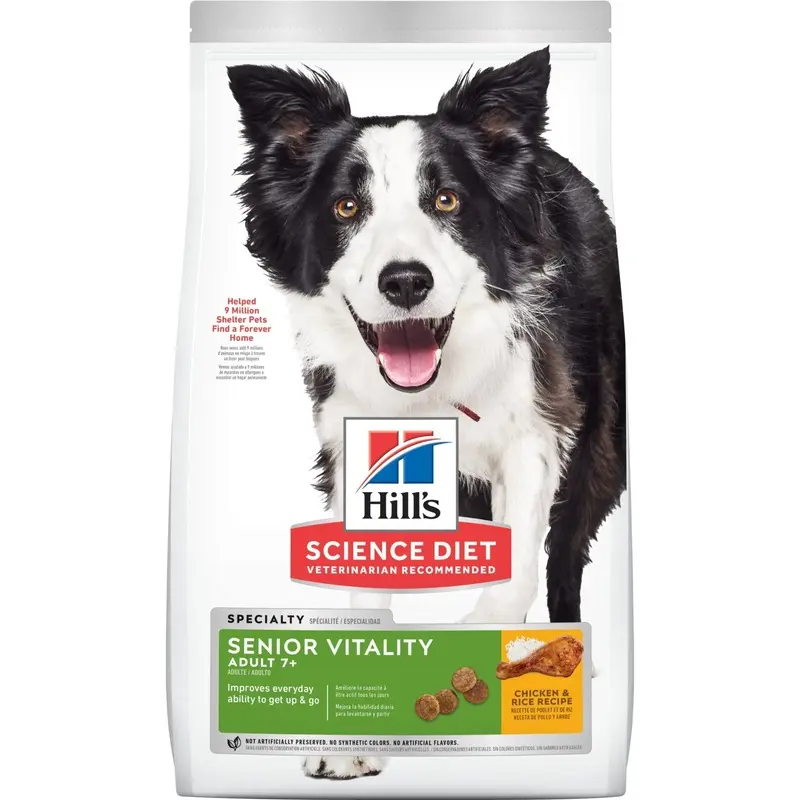 Hill's Science Diet Youthful Vitality Senior Adult 7+ Dry Dog Foodzzz
