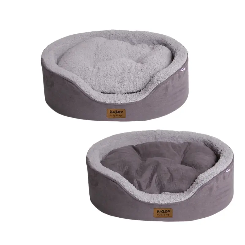 Kazoo Dog Bed Manhattan Grey & White