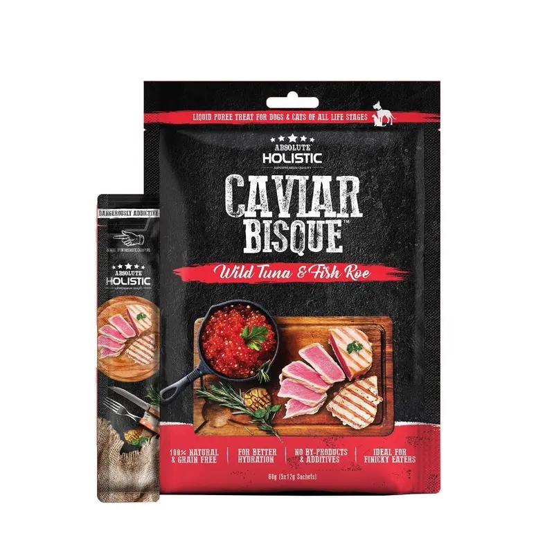Absolute Holistic Bisque Tuna and Caviar Treat 5x12g