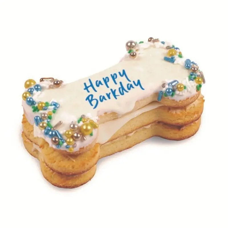Kazoo Dog Birthday Bone Cake