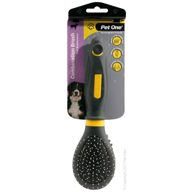 Pet One Bristle and Metal Pin Brush