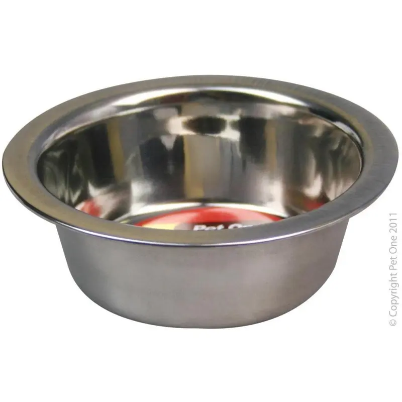 Pet One Dog Bowl Stainless Steel