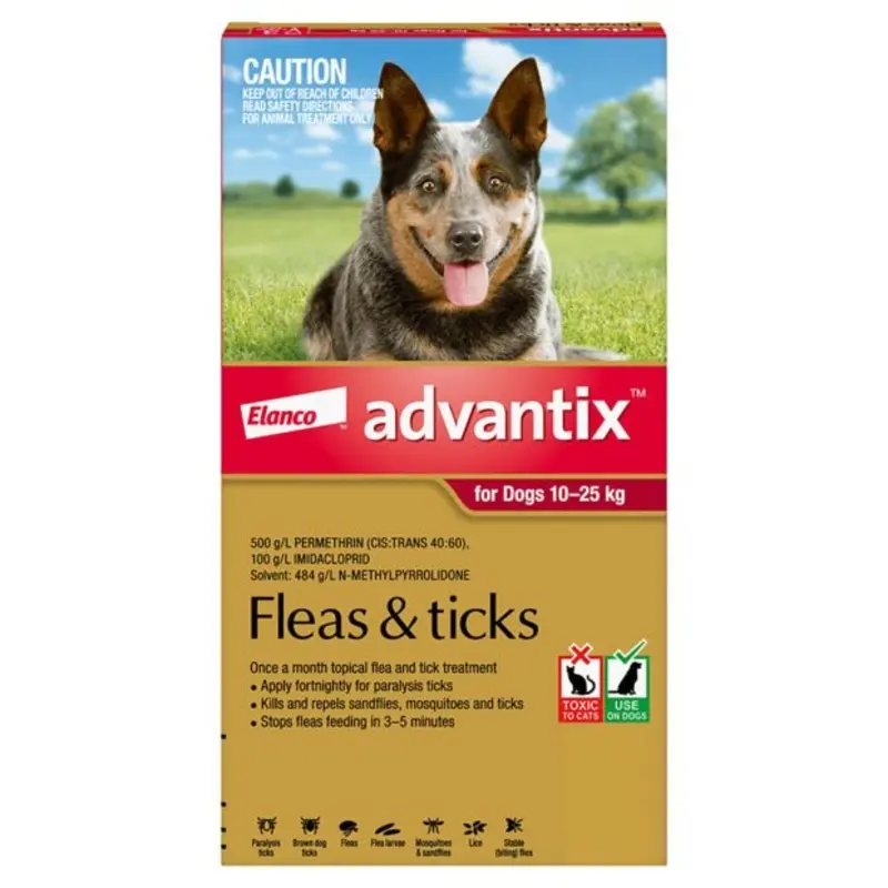 Advantix Dog Large Red 10-25kg