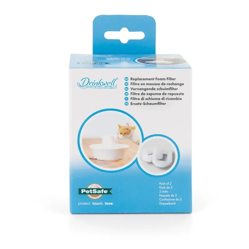 PetSafe Drinkwell Replacement Foam Filter 2 Pack (360stainless)