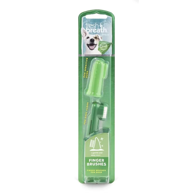 Tropiclean Fresh Breath Finger Brush For Dogs