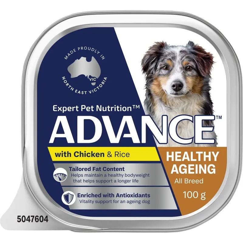 Advance Wet Dog Food Healthy Ageing Chicken and Rice