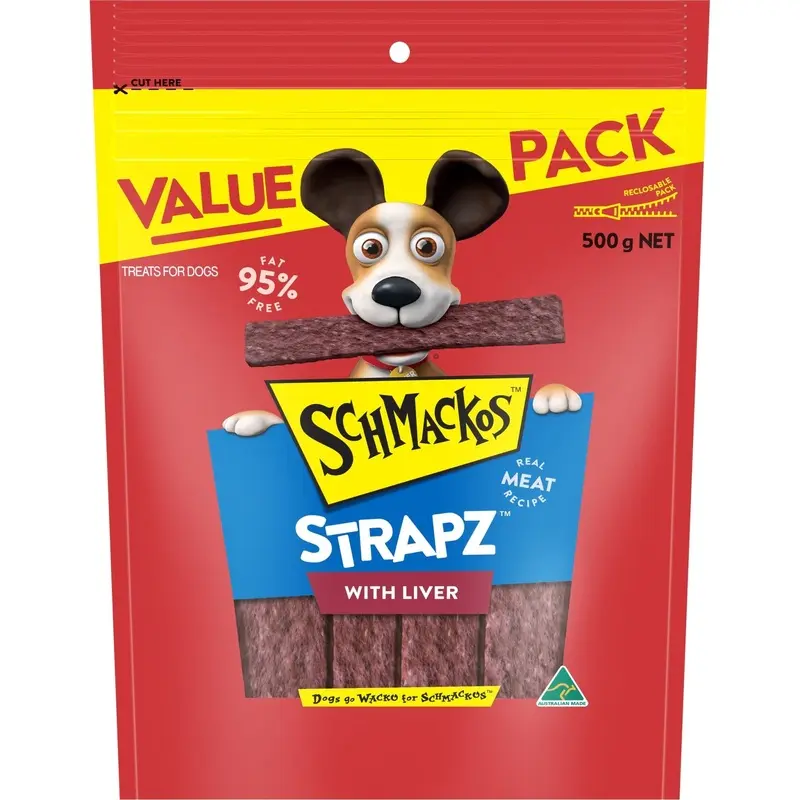 Schmackos Strapz 500g Liver
