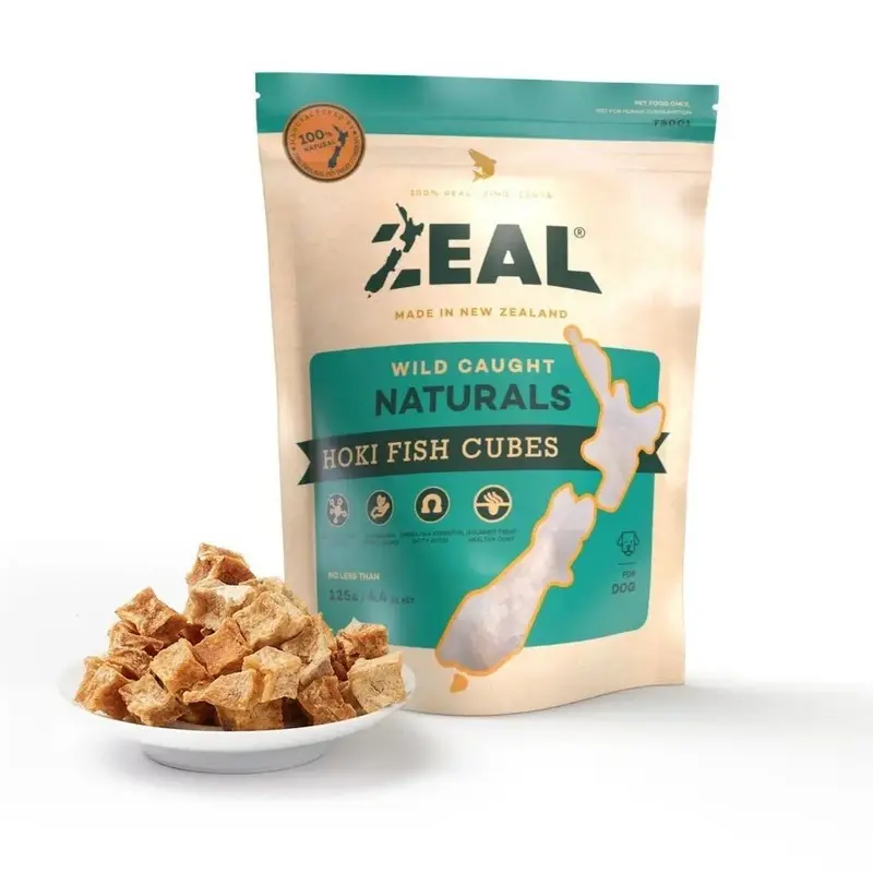 Zeal Hoki Fish Cubes 125g