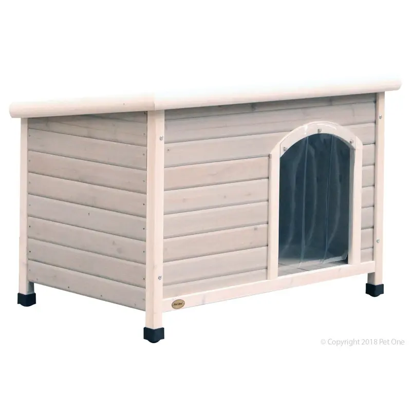 Dog Kennel Timber Bavarian Flat Roof Pet One