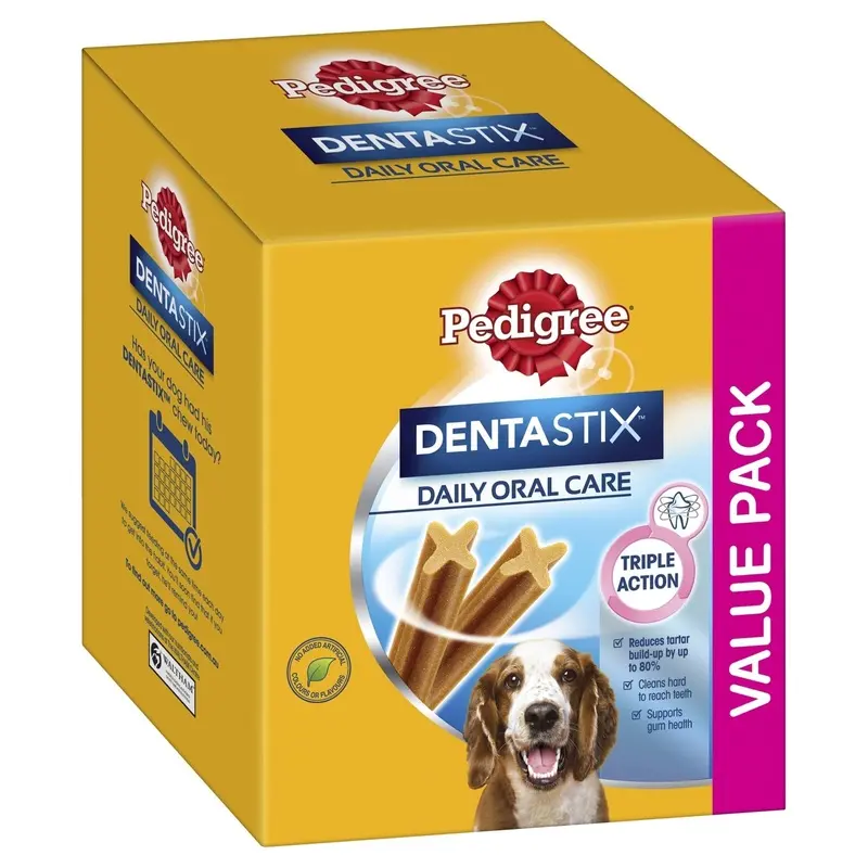 Pedigree Dentastix Value Pack for Medium Dogs 56 Pack