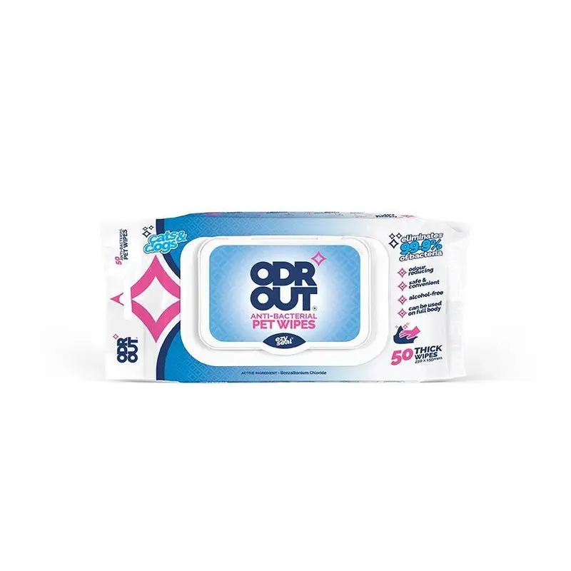 Anti Bacterial Pet Wipes 50 Pack Ezydog