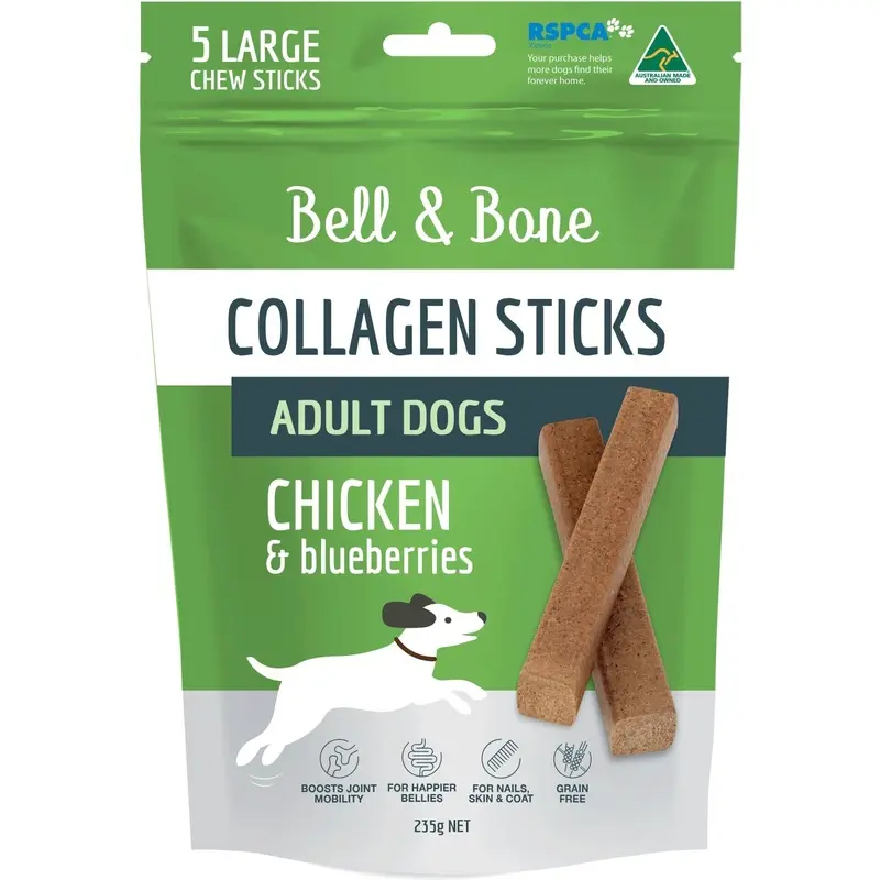 Bell & Bone - Collagen Chew Sticks for Adult Dogs - Chicken