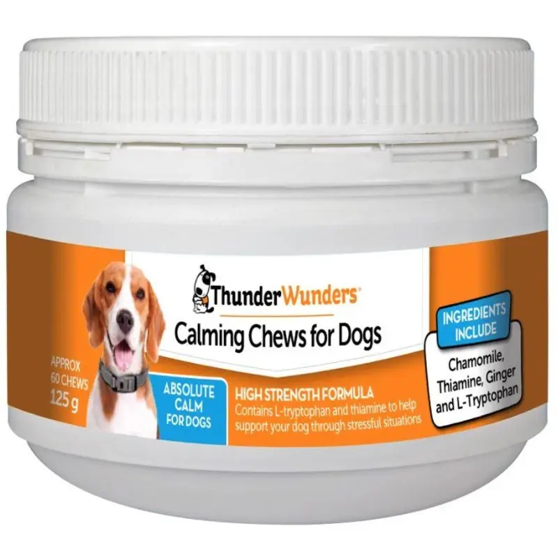 Thunder Wunder Calm Chews for Dogs 90 chews 190g