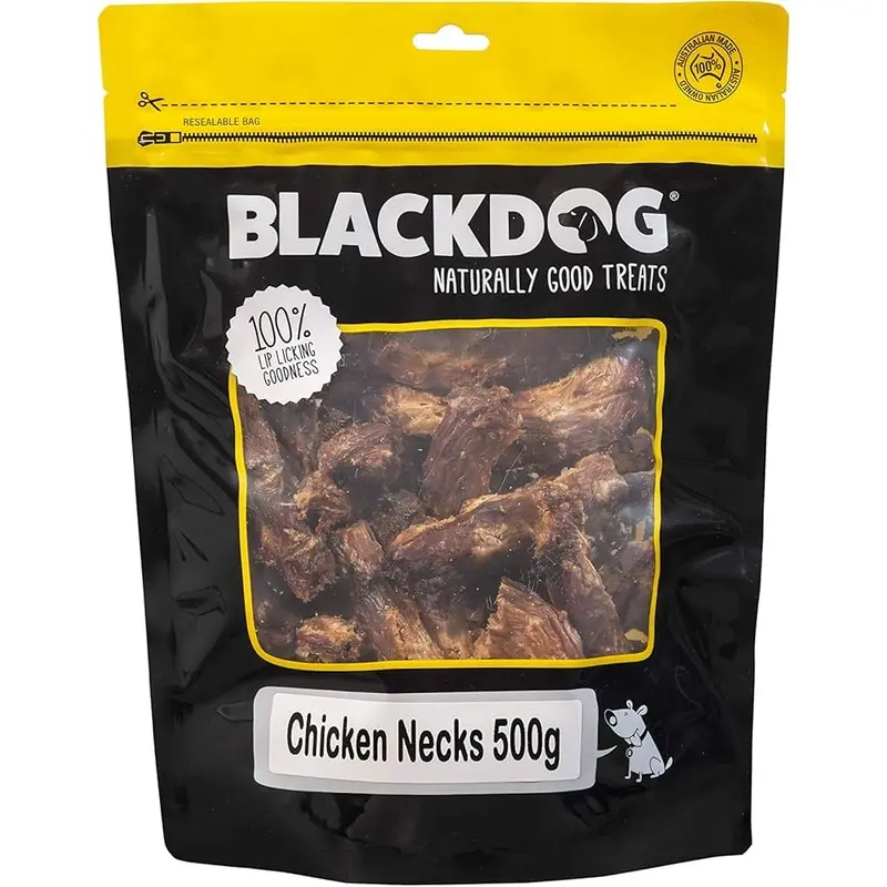 Blackdog Dried Chicken Necks 500g