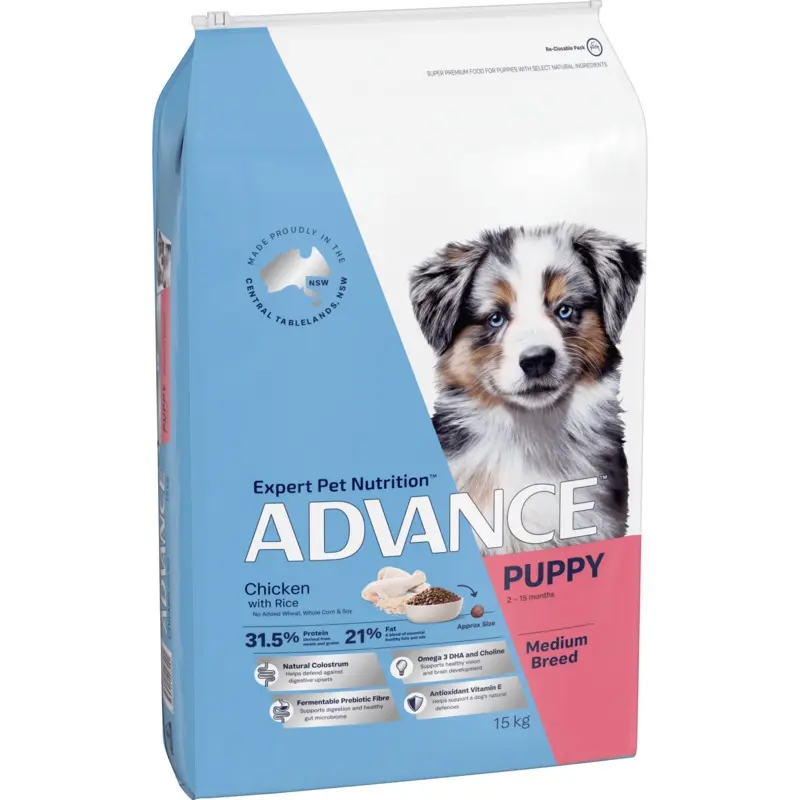 Advance Dry Dog Food Puppy Chicken 15kg