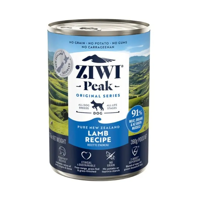 Ziwi Peak Wet Dog Food Lamb 390g