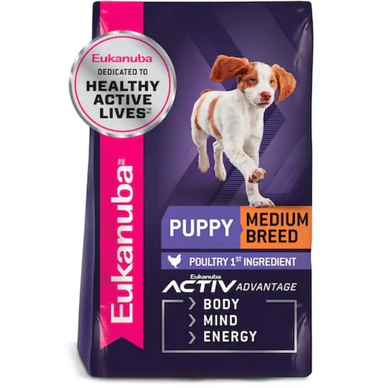 Eukanuba Dry Dog Food Puppy Medium Breed 15kg