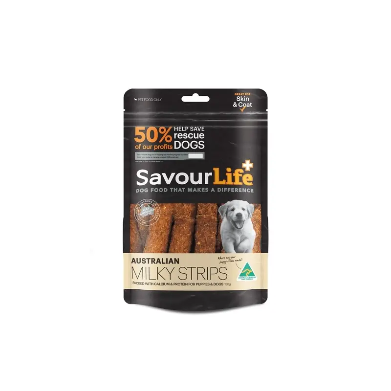 SavourLife Australian Made Milky Strips 150g