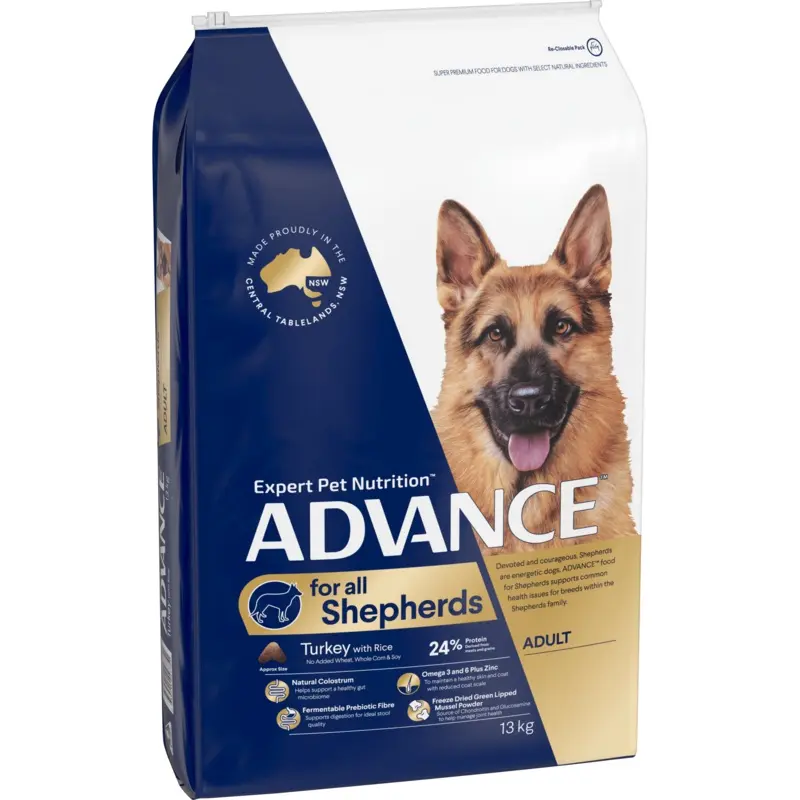 Advance Dry Dog Food Adult Shepherd 13kg