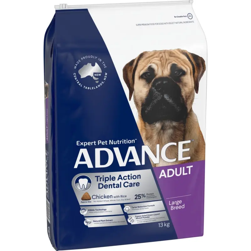 Advance Dry Dog Food Dental Large Breed 13kg