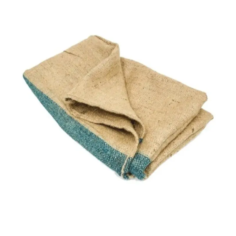 Hessian Bag Green Stripe