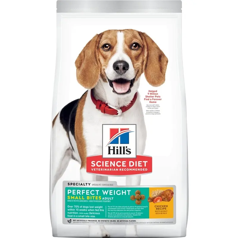 Hill's Science Diet Perfect Weight Adult Small Bites Dry Dog Food 5.44kg