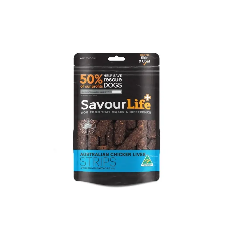 SavourLife Australian Made Liver Strips 165g