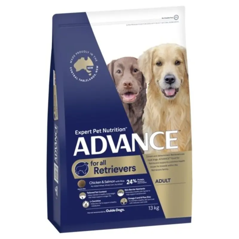 Advance Dry Dog Food Adult Retriever 13kg