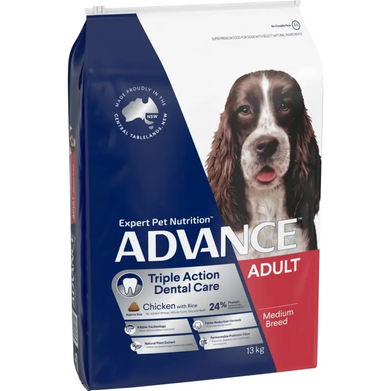 Advance Dry Dog Food Dental All Breed 13kg