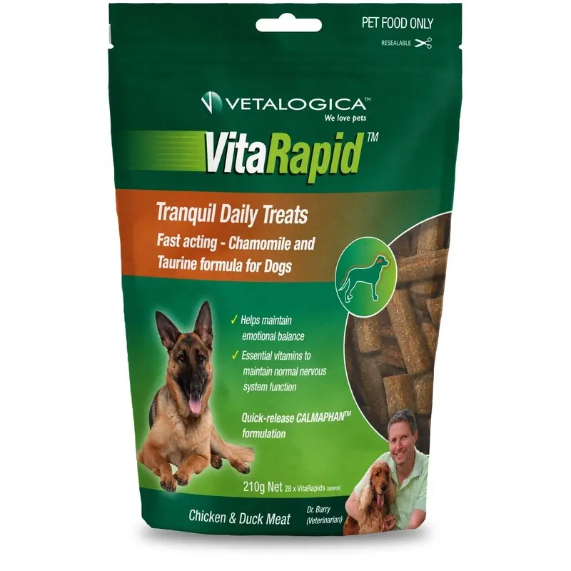 Vetalogica VitaRapid Tranquil Treats for Dogs 210g