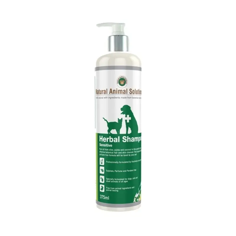 Natural Animal Solutions Herbal Sensitive Shampoo 375ml