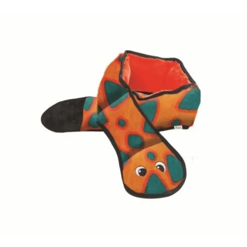 Outward Hound Invincible Snake Orange & Blue