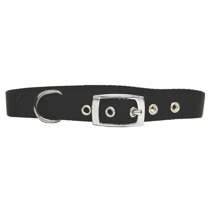 Beau Pets Collar Single Layer Black