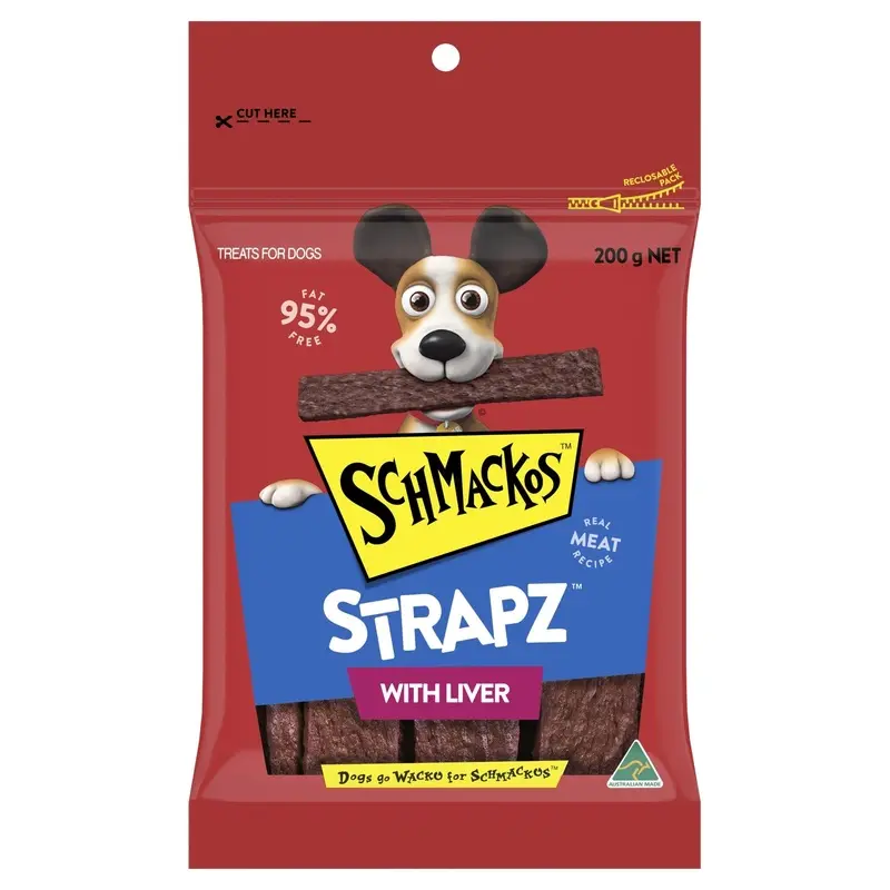 Schmackos Strapz 200g Liver