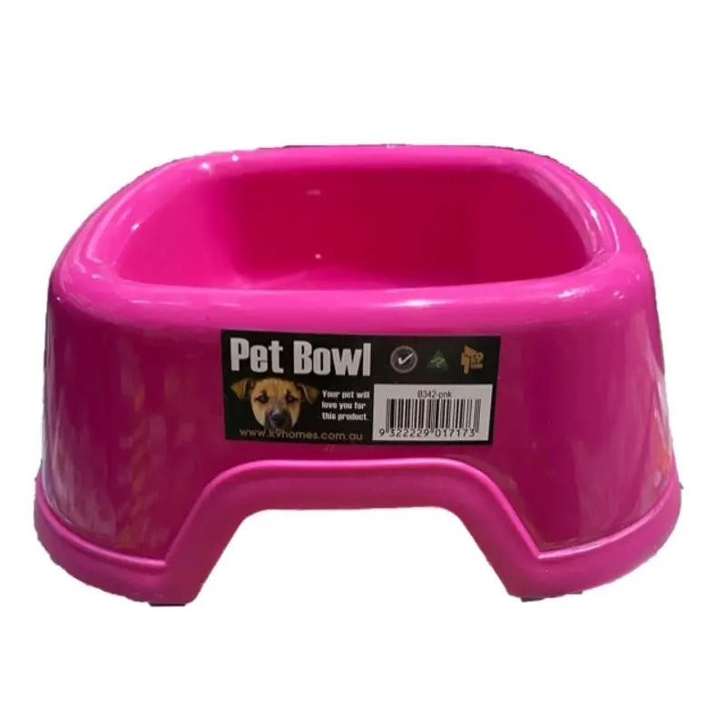 Square Bowl Pink K9