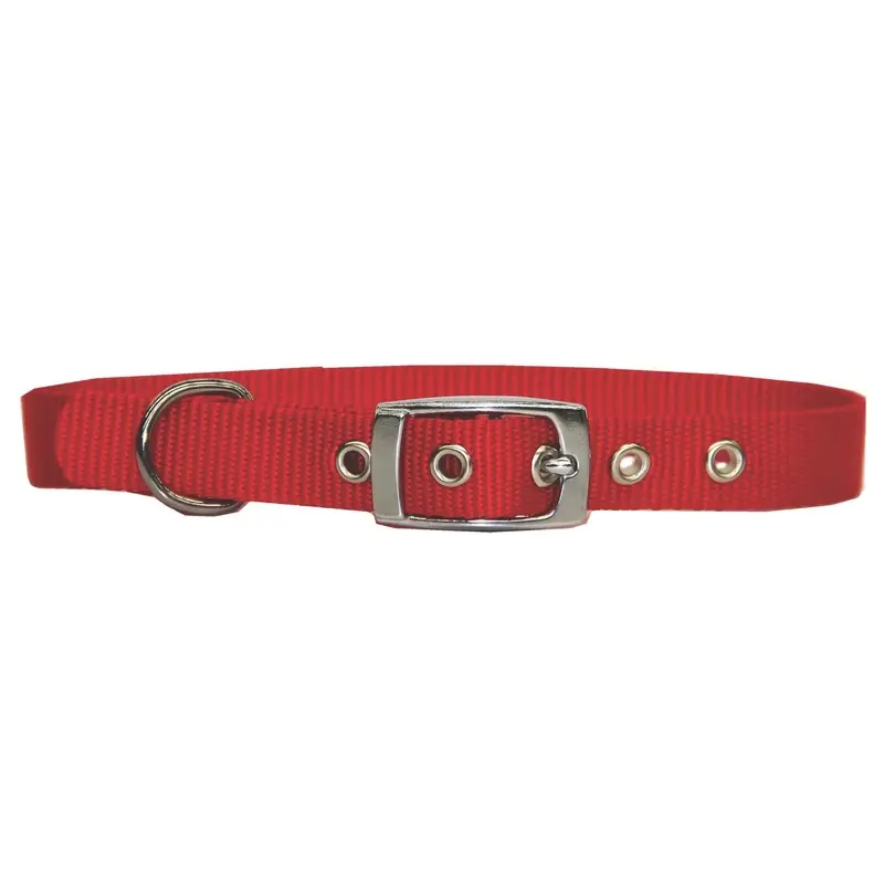Beau Pets Collar Single Layer Red