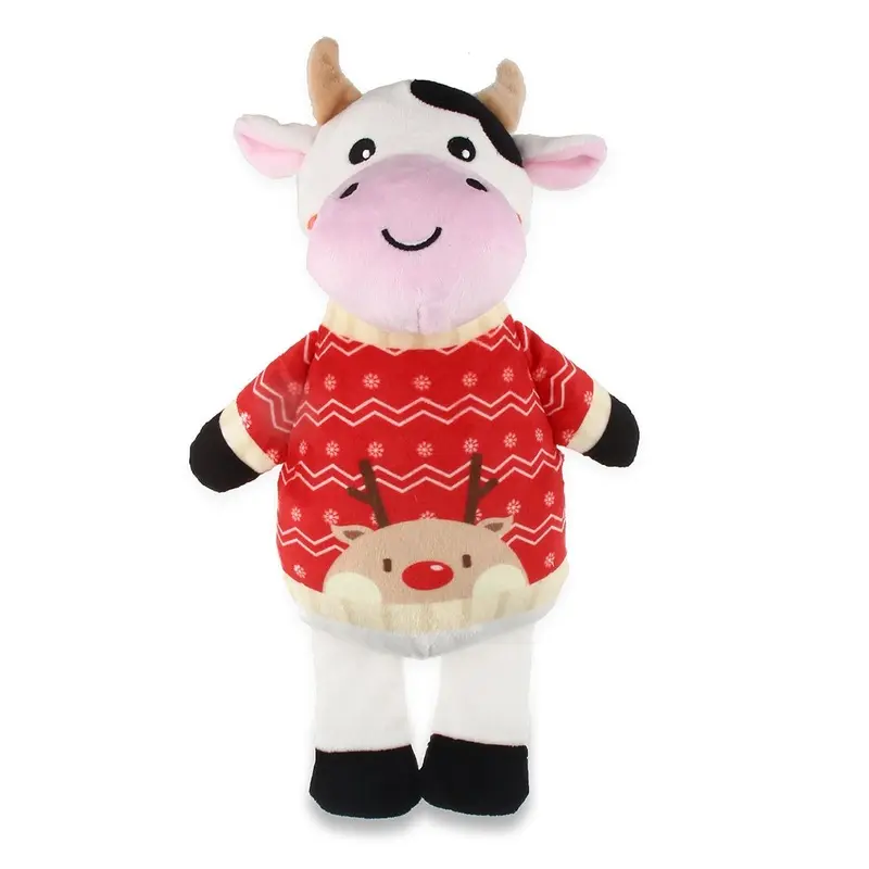 Kazoo Christmas Kris Kringle Cow Large