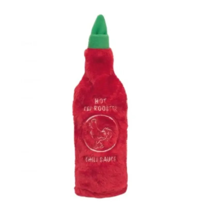Zippy Paws Hot Sauce Crusherz Crunch Dog Toy Red Rooster