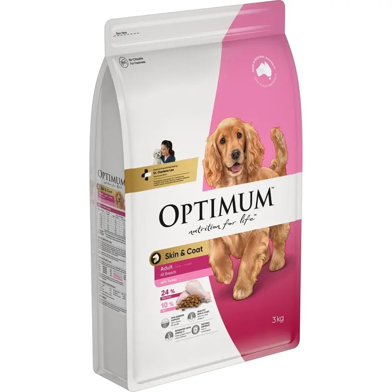 Optimum PRO Dry Dog Food Adult Sensitive Skin Chicken and Turkey 2.5kg