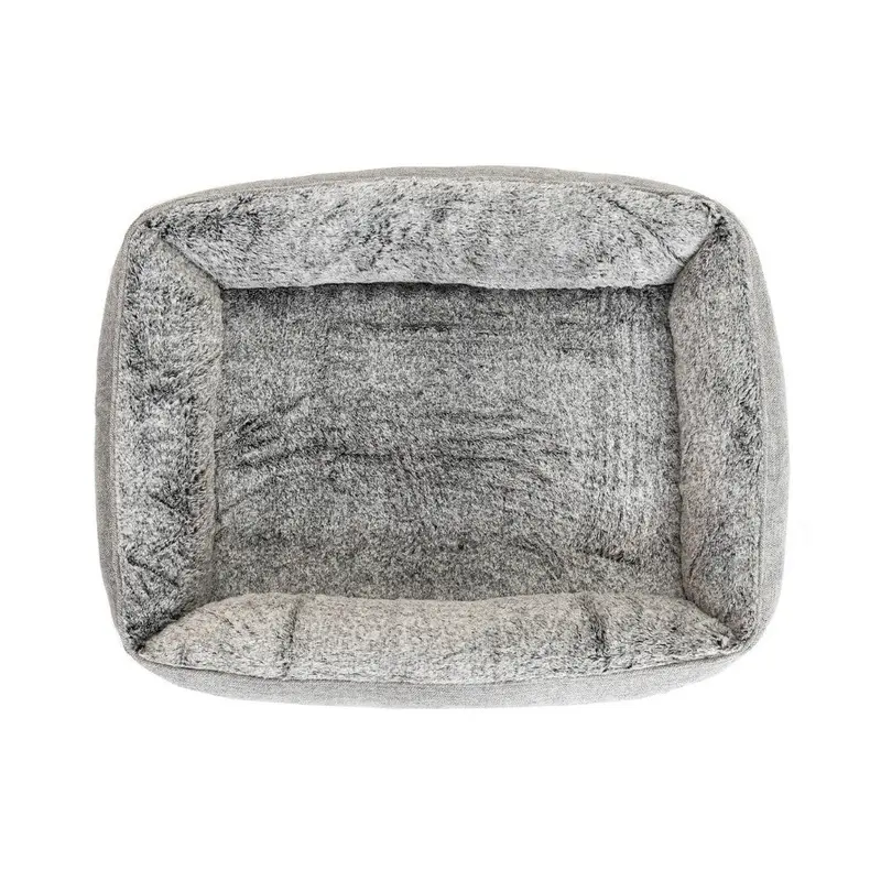 Superior Pet Bed Ortho Dog Lounger Arctic Faux Fur