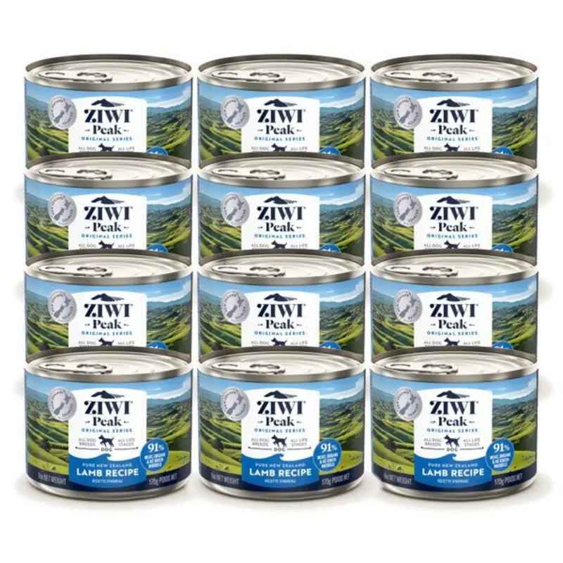 Ziwi Peak Wet Dog Food Lamb 12x170g