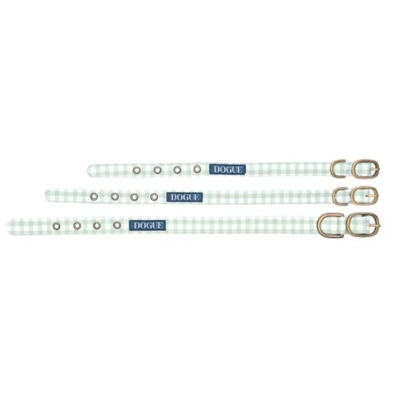 Dogue Collar Gingham Green