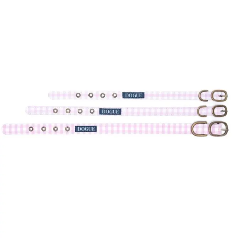 Dogue Collar Gingham Mauve
