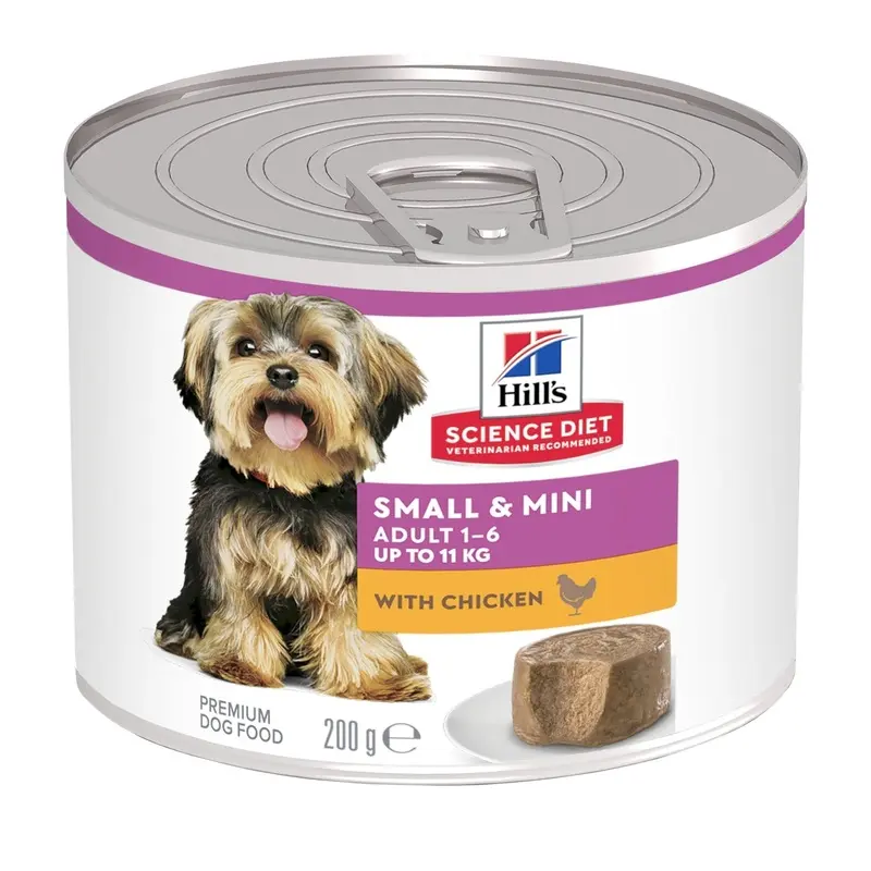 Hill's Science Diet Adult Small and Mini Chicken Canned Dog Food 200g