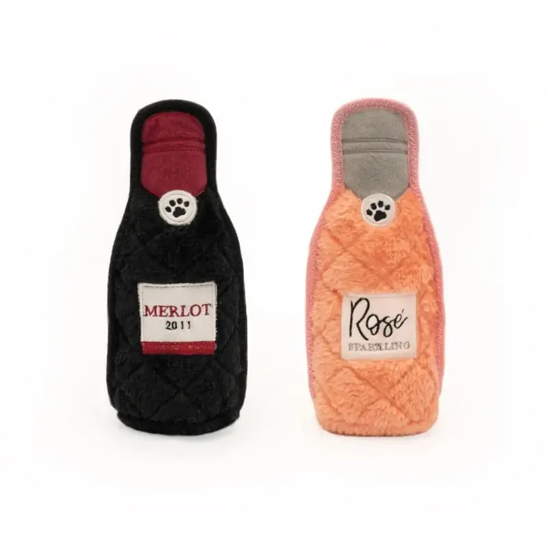 Zippy Paws Happy Hour Crusherz Rose & Melot 2 Pack