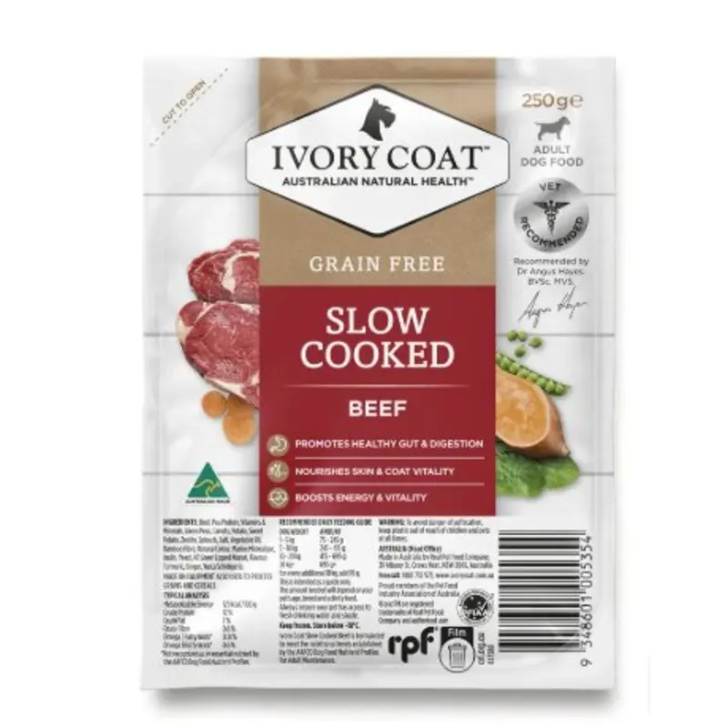 Ivory Coat Grain Free Slow Cooked Beef 250g