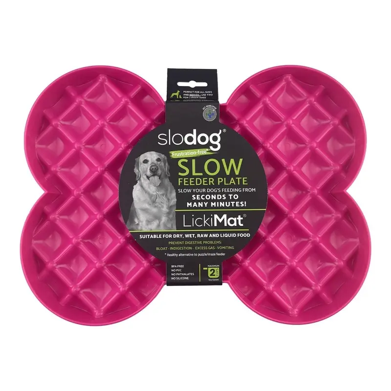 Lickimat Slow Feeder Plate Blue